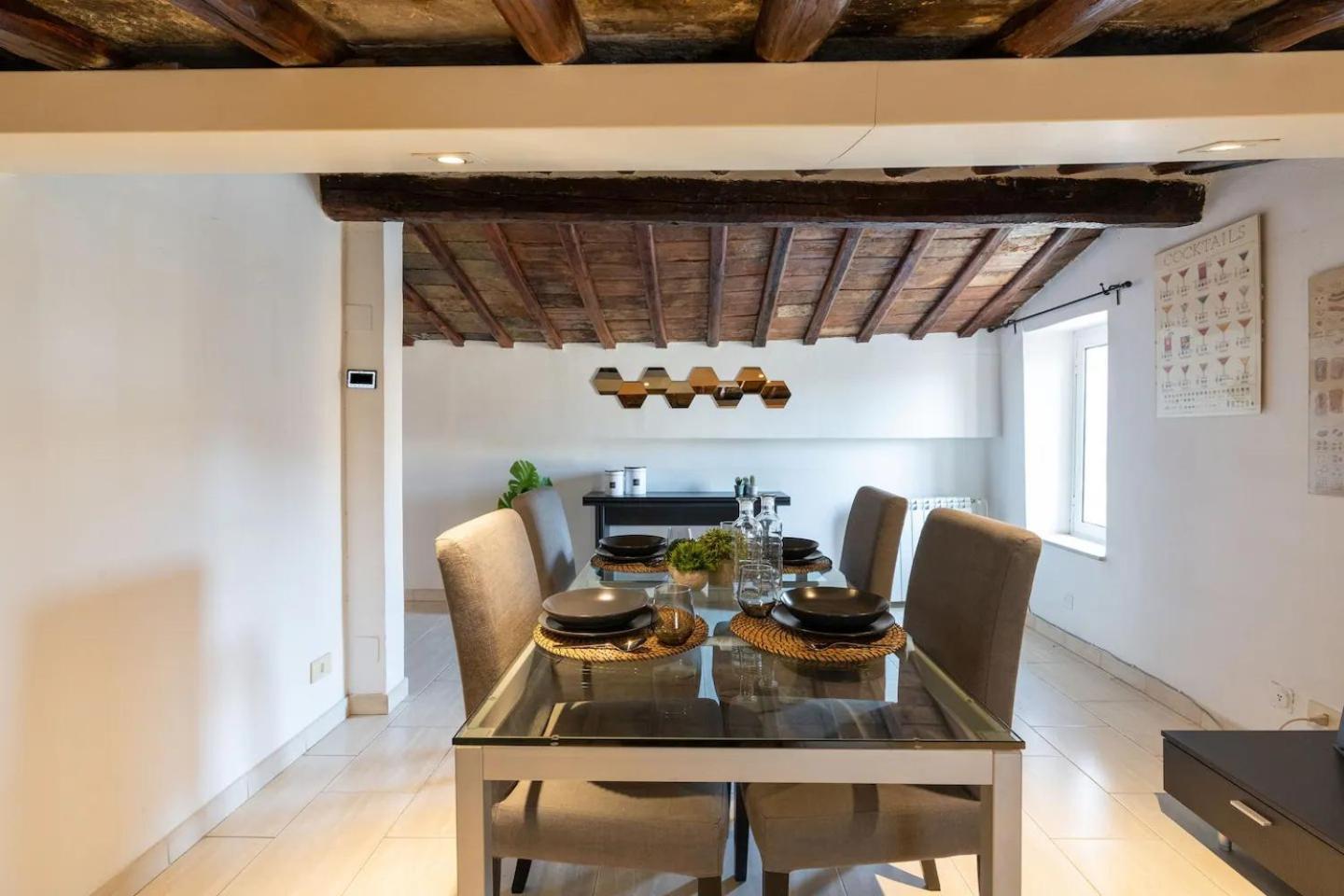 15 Min From Piazza Venezia Skyline Sanctuary In Trastevere Apartamento *